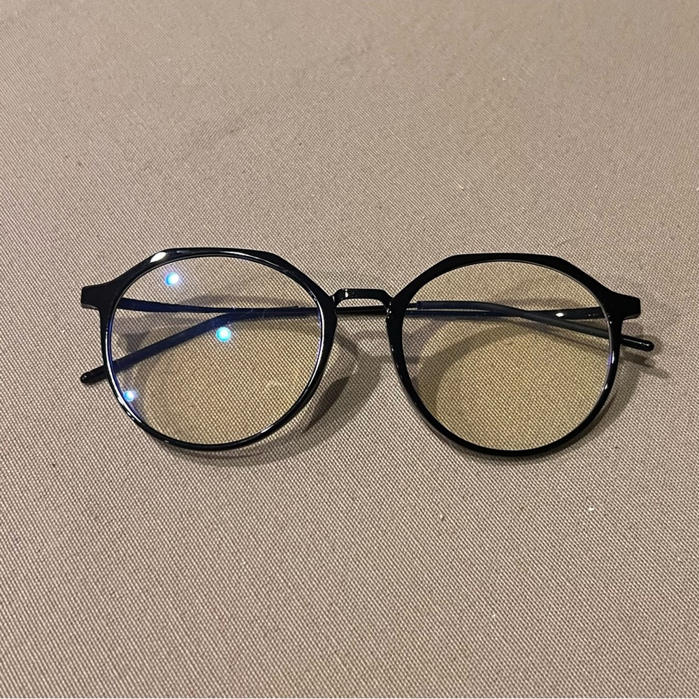 Black Frame Blue Light-blocking Glasses - no prescription